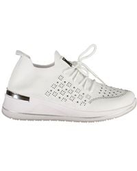 Laura Biagiotti - Bianco Polyester Sneaker - Lyst