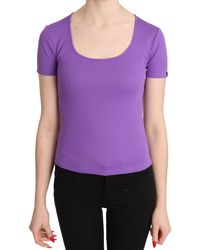 Gianfranco Ferré - Polyester Ss Top Purple Tsh3424 - Lyst