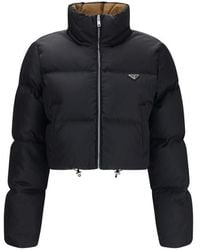Prada - Black Goose Down Full - Lyst