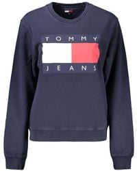 Tommy Hilfiger - Blue Cotton 's Sweatshirt - Lyst