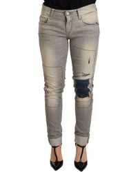 Acht - Chic Slim Fit Wash Denim Jeans - Lyst