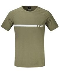 BOSS - Cotton T-Shirt - Lyst