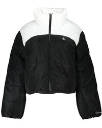 Calvin Klein - Chic Contrast Zip Long Sleeve Jacket - Lyst