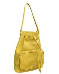 LA ROSE - Borsa Sacchetto Grande Blu Reale - Lyst