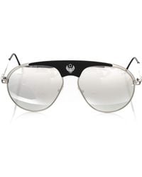 Frankie Morello - Chic Shield Smoke Lens Sunglasses - Lyst