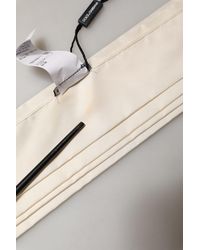 Dolce & Gabbana - Satin Silk Fringed Neck Shawl Scarf - Lyst