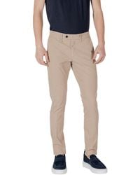 Antony Morato - Beige Cotton Skinny Pants - Lyst
