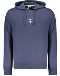 Accademia Militare - Blue Cotton Men's Hoodie - Lyst