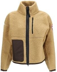 Canada Goose - Brown Wool Oves Aries Sweatshirt - Lyst
