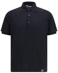 Premiata - Black Cotton Polo Shirt - Lyst