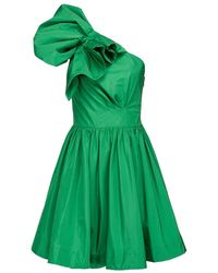 Pinko - Green Polyester Dress - Lyst