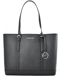 Michael Kors - Black Leather Tote Bag - Lyst