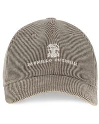 Brunello Cucinelli - Beige Cotton Cap (baseball Hat) - Lyst