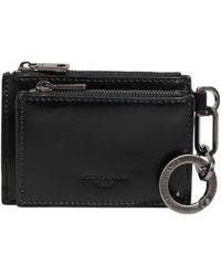 Dolce & Gabbana - Leather Zipped Card Holder Coin Purse Keyring Wallet - Lyst