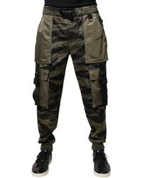 Dolce & Gabbana - Tiger Camo Cargo Pants Model Pan75900 - Lyst