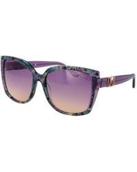 MARCIANO BY GUESS - Purple Acetate Sunglasses - Lyst