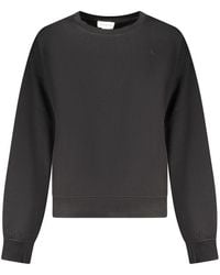 Calvin Klein - Black Cotton Sweatshirt - Lyst