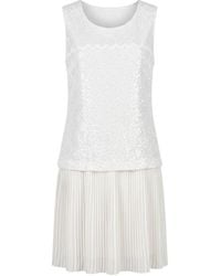 Trussardi - White Polyester Dress - Lyst