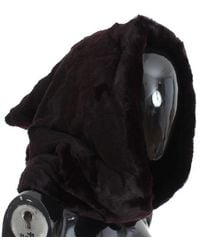 Dolce & Gabbana - Exclusive Weasel Fur Hooded Scarf - Lyst