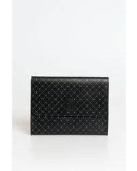 Trussardi - Black Polyester Men Clutch - Lyst