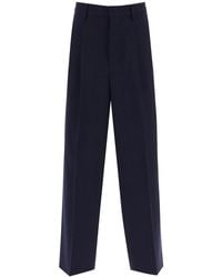 Ami Paris - Loose Fit Pants With Straight Cut - Lyst