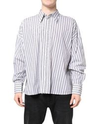 Dolce & Gabbana - Stripe Button Down Casual Shirt - Lyst