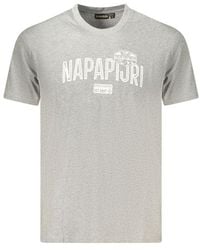 Napapijri - Cotton T-Shirt - Lyst
