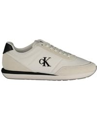 Calvin Klein - White Polyurethane Men's Sneaker - Lyst