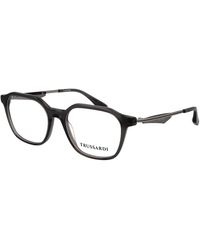 Trussardi - Gray Acetate Glasses (frames) - Lyst