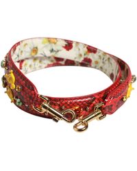 Dolce & Gabbana - Multicolor Embellished Handbag Accessory Shoulder Strap - Lyst
