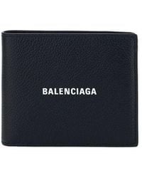 Balenciaga - Black Calf Leather Bos Taurus Wallet - Lyst
