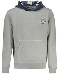 Guess - Gray Cotton Men Sweater - Lyst