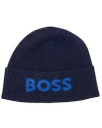 BOSS - Blue Recycled Polyamide Cap (baseball Hat) - Lyst