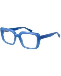 Guess - Blue Stainless Steel Glasses (frames) - Lyst