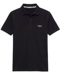 Baldinini - Black Cotton Men Polo - Lyst
