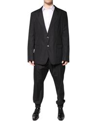 Dolce & Gabbana - Cotton Single Breasted 2 Piece Suit - Lyst