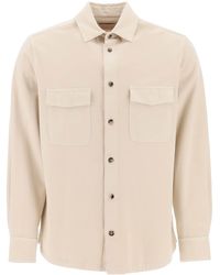 Agnona - Cotton & Cashmere Shirt - Lyst