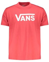 Vans - Rosso Cotton Men T - Lyst