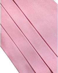 Dolce & Gabbana - Pink Men 100% Silk Belt Waist Cummerbund - Lyst