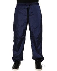 Dolce & Gabbana - Nylon Straight Jogger Sweatpants Pants - Lyst