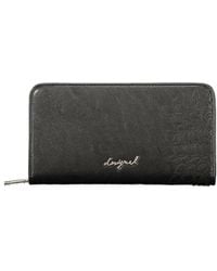 Desigual - Nero Poliuretano Woman Wallet - Lyst