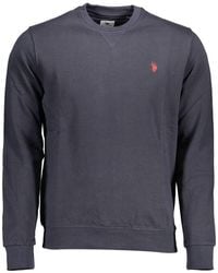 U.S. POLO ASSN. - Blue Cotton Men Sweater - Lyst