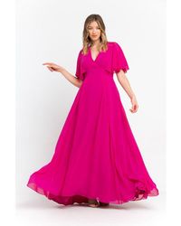 Trussardi - Pink Polyester Dress - Lyst