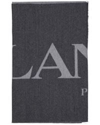 Lanvin - Wool And Silk Scarf - Lyst