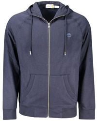 Timberland - Blue Cotton Men's Sweatshirt - Lyst
