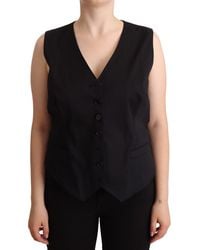 Dolce & Gabbana - Chic Buttoned Waistcoat - Lyst
