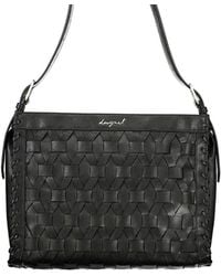 Desigual - Black Polyurethane 's Handbag - Lyst