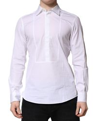 Dolce & Gabbana - Poplin Cotton Formal Dress Shirt - Lyst