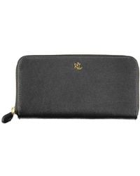 Ralph Lauren - Black Leather Wallet - Lyst
