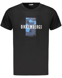 Bikkembergs - Black Cotton Men T - Lyst